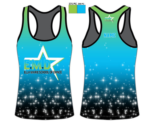 *Performance Team* Ella Marie Dance-Racerback Tank Top- Required uniform for practice