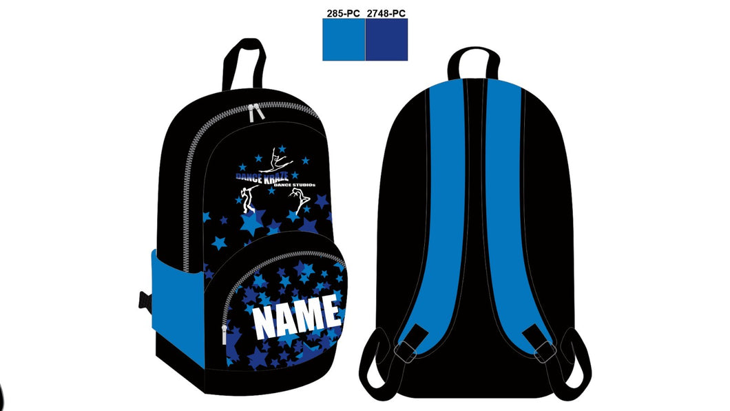 Dance Kraze- Printed Backpack