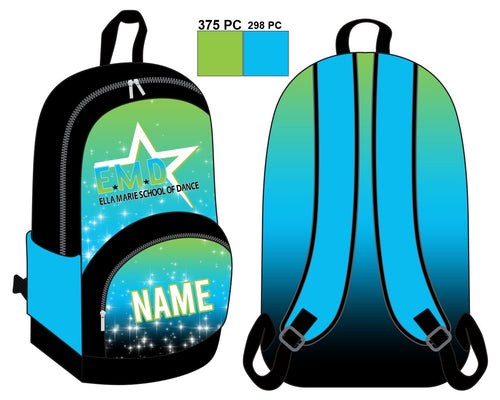 *Performance Team* Ella Marie Dance Studio-Printed Backpack