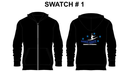 Dance Kraze- Full Zip Cotton Sweatshirt